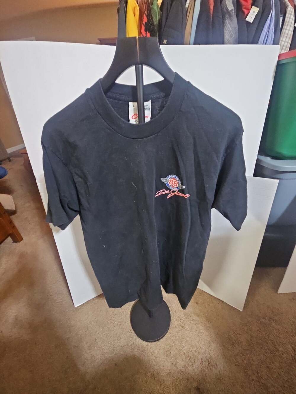 Competitors View Dale Jarrett NASCAR T-Shirt Size L Black Racing